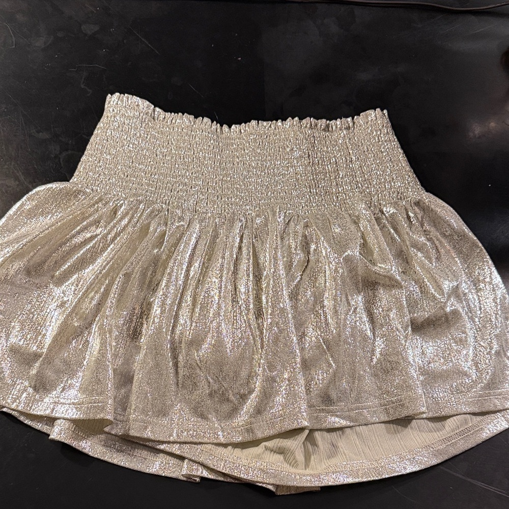 Large Sewn and Seen Silver Skirt